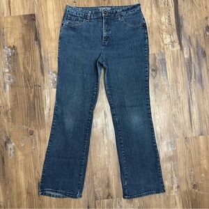 St. John’s Bay Mid High Rise Boot Cut Flare Blue Jeans